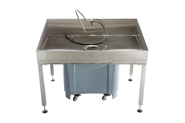 Edelstahlbecken Tragkraft 500 kg