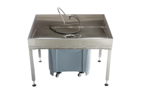 Edelstahlbecken Tragkraft 1000 kg