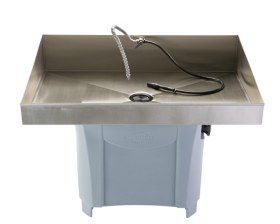 Edelstahlaufsatz mit Tragkraft 250 kg